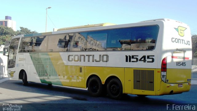 Empresa Gontijo de Transportes 11545 na cidade de Belo Horizonte, Minas Gerais, Brasil, por Fabri Ferreira. Número da foto: #1660469.