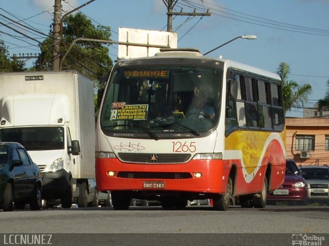 SBC Trans 1265 na cidade de São Bernardo do Campo, São Paulo, Brasil, por Luis Nunez. Número da foto: #1661036.
