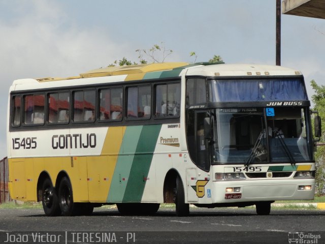 Empresa Gontijo de Transportes 15495 na cidade de Teresina, Piauí, Brasil, por João Victor. ID da foto: 1663255.