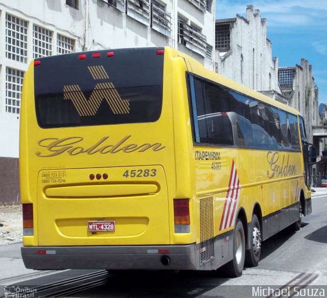 Viação Itapemirim 45283 na cidade de Rio de Janeiro, Rio de Janeiro, Brasil, por Michael Souza. Número da foto: #1661845.