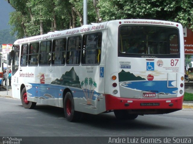 Viação Senhor do Bonfim 87 na cidade de Angra dos Reis, Rio de Janeiro, Brasil, por André Luiz Gomes de Souza. ID da foto: 1663306.