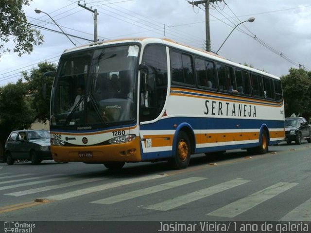 Viação Sertaneja 1260 na cidade de Curvelo, Minas Gerais, Brasil, por Josimar Vieira. Número da foto: #1662296.