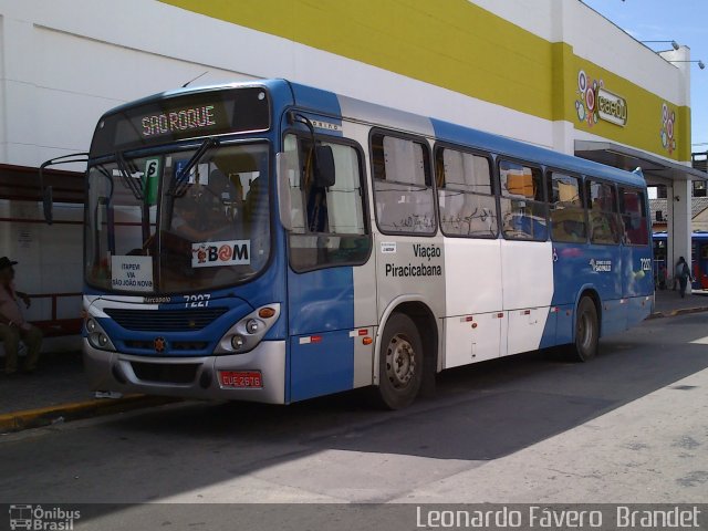 Viação Piracicabana São Roque 7227 na cidade de Itapevi, São Paulo, Brasil, por Leonardo Fávero  Brandet. ID da foto: 1662071.