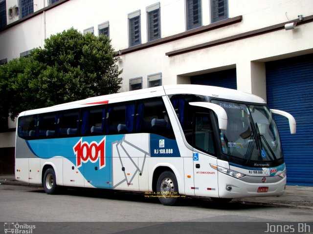 Auto Viação 1001 RJ 108.888 na cidade de Rio de Janeiro, Rio de Janeiro, Brasil, por Jones Bh. Número da foto: #1662591.