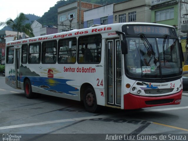 Viação Senhor do Bonfim 24 na cidade de Angra dos Reis, Rio de Janeiro, Brasil, por André Luiz Gomes de Souza. ID da foto: 1665247.