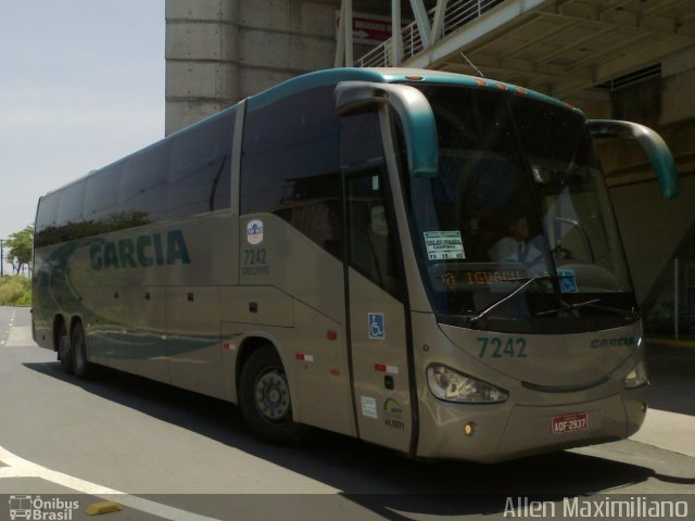 Viação Garcia 7242 na cidade de Campinas, São Paulo, Brasil, por Allen Maximiliano. Número da foto: #1665545.