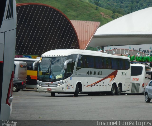 Auto Ônibus Macacari 7096 na cidade de Aparecida, São Paulo, Brasil, por Emanuel Corrêa Lopes. Número da foto: #1664999.