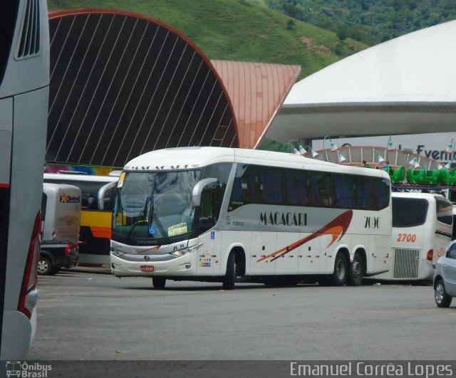 Auto Ônibus Macacari 7096 na cidade de Aparecida, São Paulo, Brasil, por Emanuel Corrêa Lopes. ID da foto: 1664999.