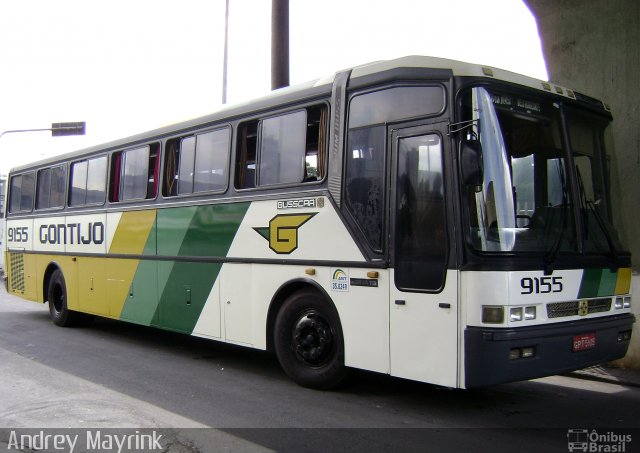 Empresa Gontijo de Transportes 9155 na cidade de Belo Horizonte, Minas Gerais, Brasil, por Andrey Gustavo. ID da foto: 1664775.