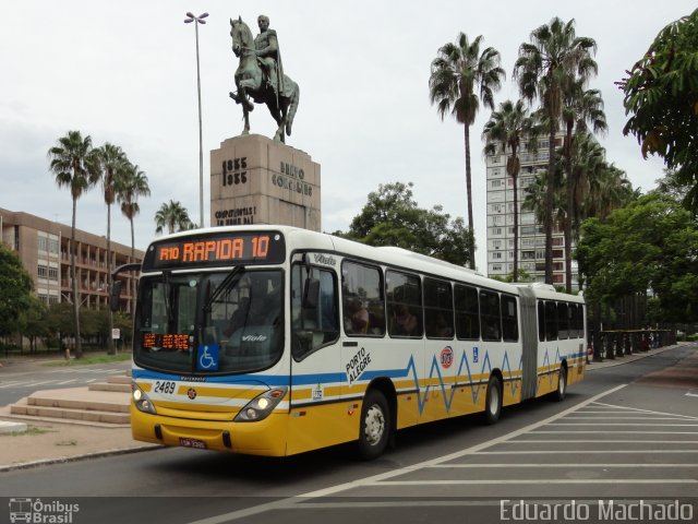 Restinga Transportes Coletivos 2489 na cidade de Porto Alegre, Rio Grande do Sul, Brasil, por Eduardo Machado. ID da foto: 1665498.