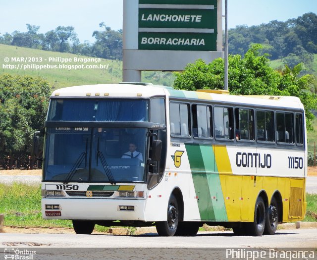 Empresa Gontijo de Transportes 11150 na cidade de João Monlevade, Minas Gerais, Brasil, por Philippe Almeida. ID da foto: 1665089.