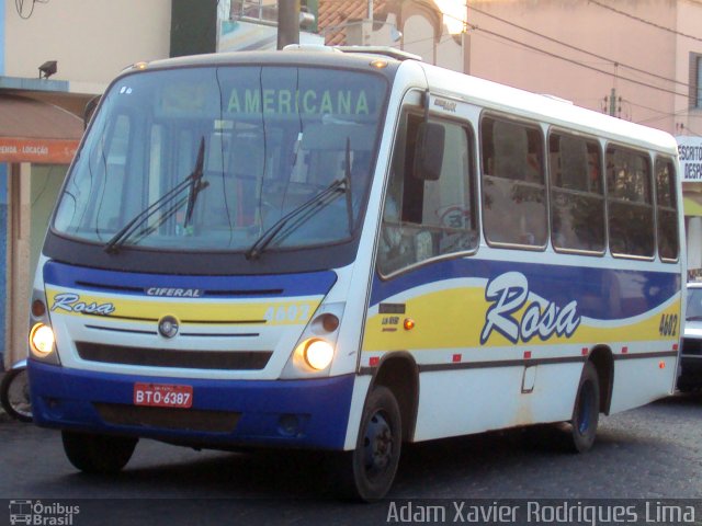 Rosa Turismo 4602 na cidade de Tatuí, São Paulo, Brasil, por Adam Xavier Rodrigues Lima. ID da foto: 1666011.