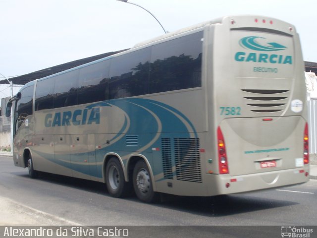 Viação Garcia 7582 na cidade de Rio de Janeiro, Rio de Janeiro, Brasil, por Alexandro da Silva Castro. Número da foto: #1666086.