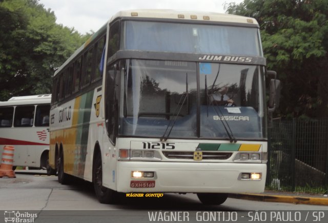 Empresa Gontijo de Transportes 11215 na cidade de São Paulo, São Paulo, Brasil, por Wagner Gontijo Várzea da Palma-mg. Número da foto: #1667566.