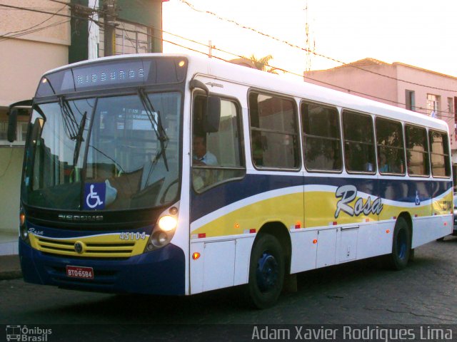 Rosa Turismo 45104 na cidade de Tatuí, São Paulo, Brasil, por Adam Xavier Rodrigues Lima. ID da foto: 1666012.