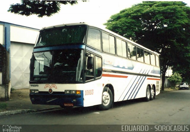 AVA - Auto Viação Americana 10003 na cidade de Americana, São Paulo, Brasil, por EDUARDO - SOROCABUS. Número da foto: #1666039.