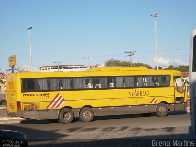 Viação Itapemirim 40033 na cidade de Jequié, Bahia, Brasil, por Breno Martins. ID da foto: 1666067.