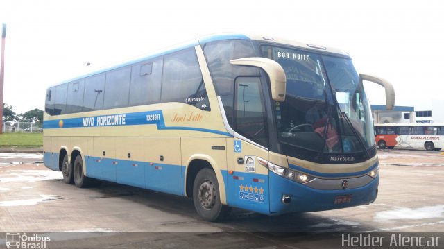 Viação Novo Horizonte 1023811 na cidade de Goiânia, Goiás, Brasil, por Helder Alencar. ID da foto: 1665743.