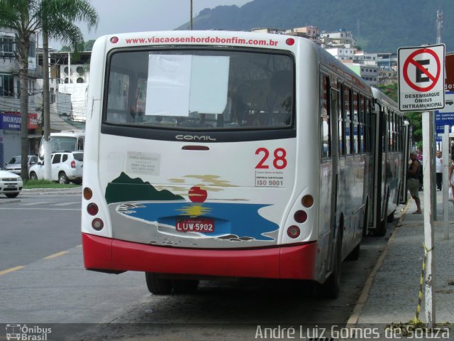 Viação Senhor do Bonfim 28 na cidade de Angra dos Reis, Rio de Janeiro, Brasil, por André Luiz Gomes de Souza. ID da foto: 1667436.