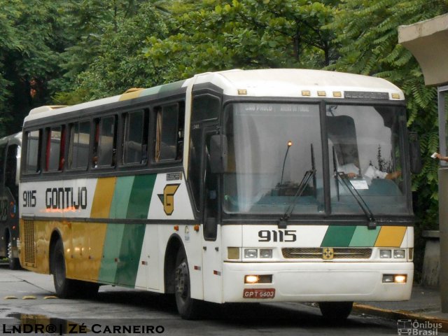 Empresa Gontijo de Transportes 9115 na cidade de São Paulo, São Paulo, Brasil, por Leandro Carneiro. Número da foto: #1666451.