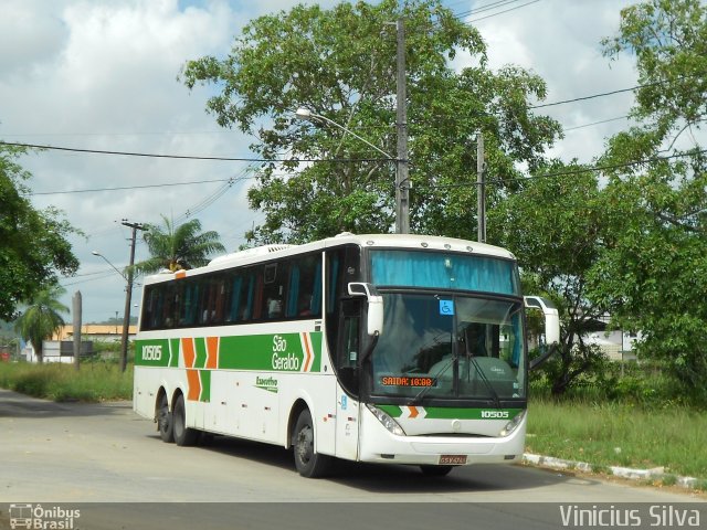 Cia. São Geraldo de Viação 10505 na cidade de Recife, Pernambuco, Brasil, por Vinicius Silva. Número da foto: #1667713.