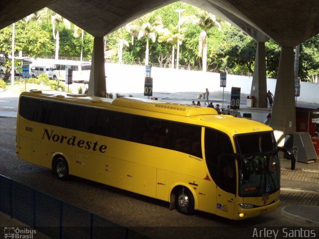 Viação Nordeste 8080 na cidade de Fortaleza, Ceará, Brasil, por Francisco Arley da Silva Santos. Número da foto: #1666717.