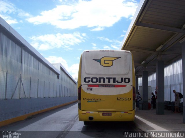 Empresa Gontijo de Transportes 12550 - Estação José Cândido da Silveira na cidade de Belo Horizonte, Minas Gerais, Brasil, por Maurício Nascimento. ID da foto: 1666839.