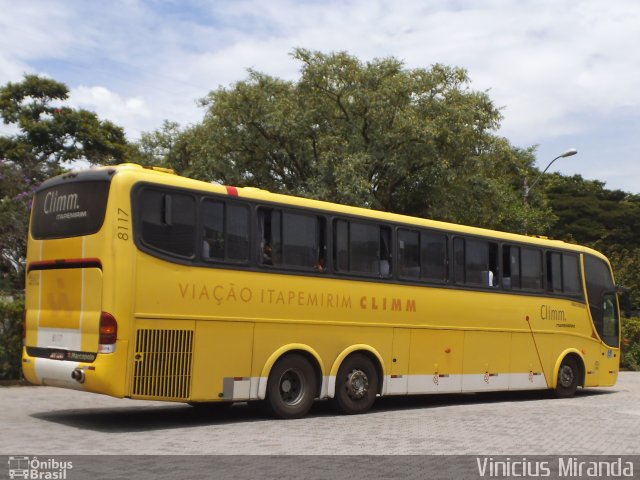 Viação Itapemirim 8117 na cidade de São José dos Campos, São Paulo, Brasil, por Vinicius Miranda. ID da foto: 1667914.