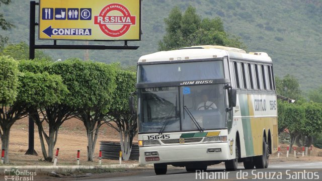 Empresa Gontijo de Transportes 15645 na cidade de Jequié, Bahia, Brasil, por Rhamir  de Souza Santos. ID da foto: 1668592.