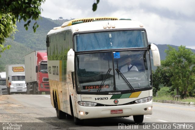 Empresa Gontijo de Transportes 14920 na cidade de Jequié, Bahia, Brasil, por Rhamir  de Souza Santos. Número da foto: #1668600.