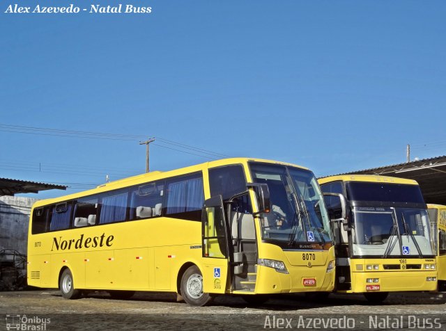 Viação Nordeste 8070 na cidade de Natal, Rio Grande do Norte, Brasil, por Alexsandro  Azevedo. Número da foto: #1669440.