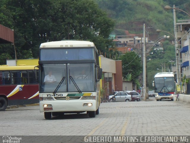 Empresa Gontijo de Transportes 15450 na cidade de Coronel Fabriciano, Minas Gerais, Brasil, por Gilberto Martins. ID da foto: 1668430.