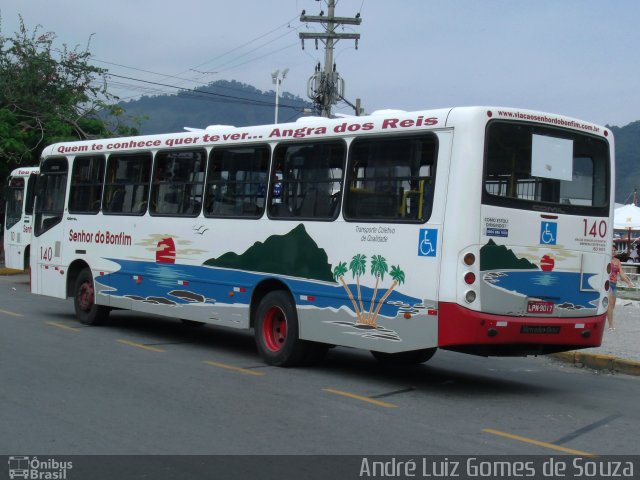 Viação Senhor do Bonfim 140 na cidade de Angra dos Reis, Rio de Janeiro, Brasil, por André Luiz Gomes de Souza. ID da foto: 1669745.