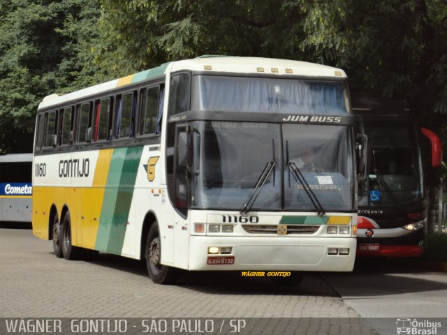 Empresa Gontijo de Transportes 11160 na cidade de São Paulo, São Paulo, Brasil, por Wagner Gontijo Várzea da Palma-mg. ID da foto: 1667771.