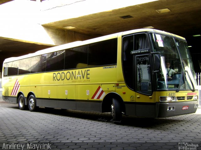 Viação Itapemirim 6831 na cidade de Belo Horizonte, Minas Gerais, Brasil, por Andrey Gustavo. ID da foto: 1669000.