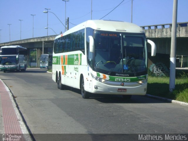 Cia. São Geraldo de Viação 21345 na cidade de Vitória, Espírito Santo, Brasil, por Matheus Mendes. Número da foto: #1669403.