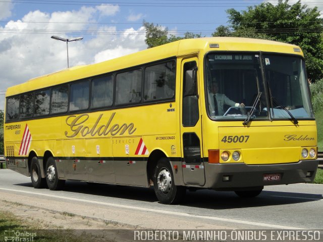 Viação Itapemirim 45007 na cidade de Queimados, Rio de Janeiro, Brasil, por Roberto Marinho - Ônibus Expresso. Número da foto: #1671509.