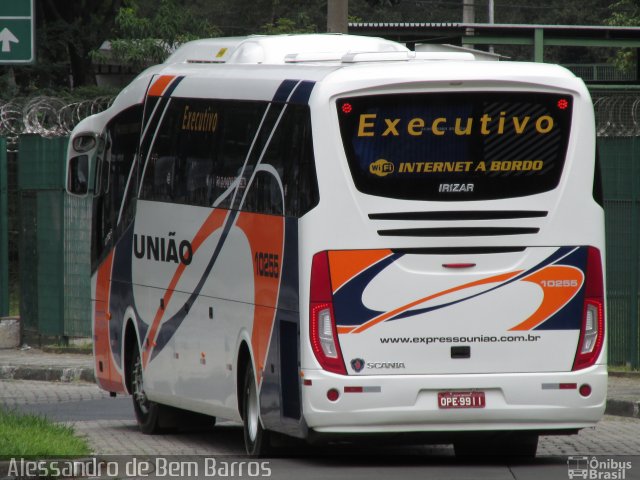 Expresso União 10255 na cidade de São Paulo, São Paulo, Brasil, por Alessandro de Bem Barros. Número da foto: #1671741.