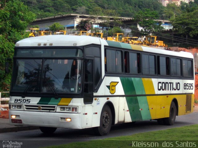 Empresa Gontijo de Transportes 8595 na cidade de Belo Horizonte, Minas Gerais, Brasil, por Kleisson  dos Santos. ID da foto: 1670546.