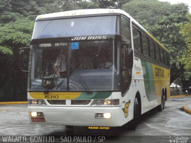 Empresa Gontijo de Transportes 15710 na cidade de São Paulo, São Paulo, Brasil, por Wagner Gontijo Várzea da Palma-mg. Número da foto: #1669906.