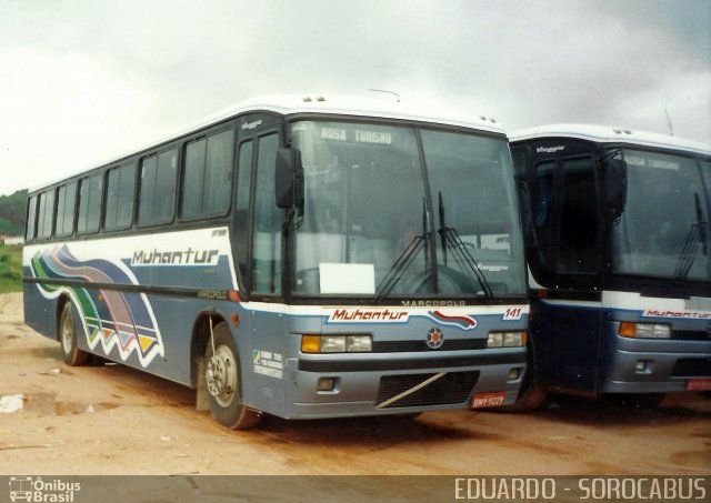 Muhantur Transportes e Locação 141 na cidade de Sorocaba, São Paulo, Brasil, por EDUARDO - SOROCABUS. ID da foto: 1673481.