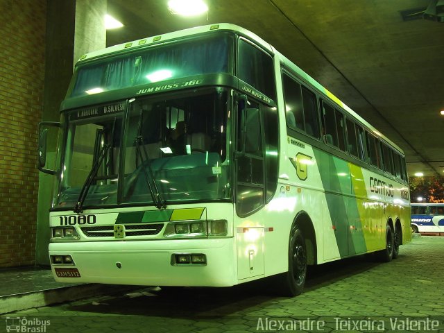 Empresa Gontijo de Transportes 11080 na cidade de Belo Horizonte, Minas Gerais, Brasil, por Alexandre  Teixeira Valente. ID da foto: 1673758.