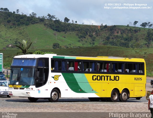 Empresa Gontijo de Transportes 11205 na cidade de João Monlevade, Minas Gerais, Brasil, por Philippe Almeida. ID da foto: 1673097.