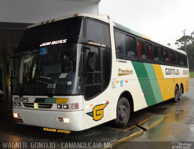 Empresa Gontijo de Transportes 15525 na cidade de Camanducaia, Minas Gerais, Brasil, por Wagner Gontijo Várzea da Palma-mg. ID da foto: 1672613.