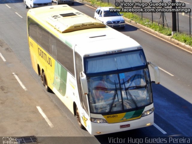 Empresa Gontijo de Transportes 11580 na cidade de Maringá, Paraná, Brasil, por Victor Hugo Guedes Pereira. ID da foto: 1672009.