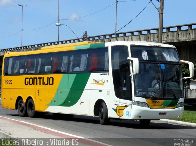 Empresa Gontijo de Transportes 11995 na cidade de Vitória, Espírito Santo, Brasil, por Lucas Ribeiro de Souza Ferreira. Número da foto: #1672070.