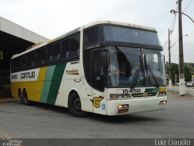 Empresa Gontijo de Transportes 15450 na cidade de Coronel Fabriciano, Minas Gerais, Brasil, por Luiz Claudio . Número da foto: #1673284.