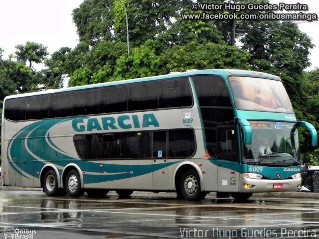 Viação Garcia 6009 na cidade de Maringá, Paraná, Brasil, por Victor Hugo Guedes Pereira. Número da foto: #1672017.