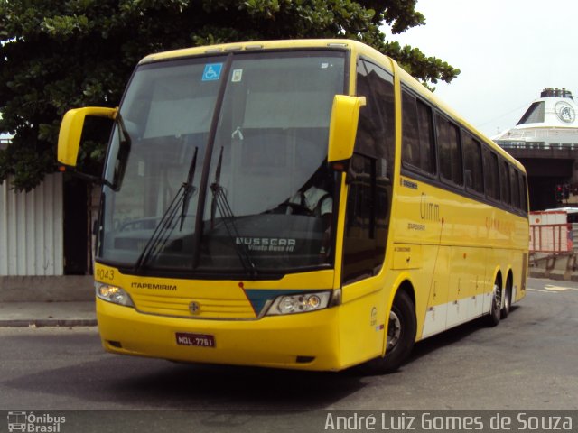 Viação Itapemirim 9043 na cidade de Rio de Janeiro, Rio de Janeiro, Brasil, por André Luiz Gomes de Souza. Número da foto: #1675978.