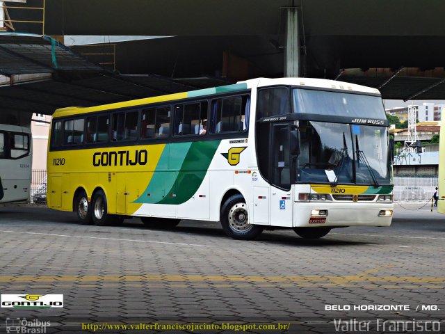 Empresa Gontijo de Transportes 11210 na cidade de Belo Horizonte, Minas Gerais, Brasil, por Valter Francisco. ID da foto: 1675299.